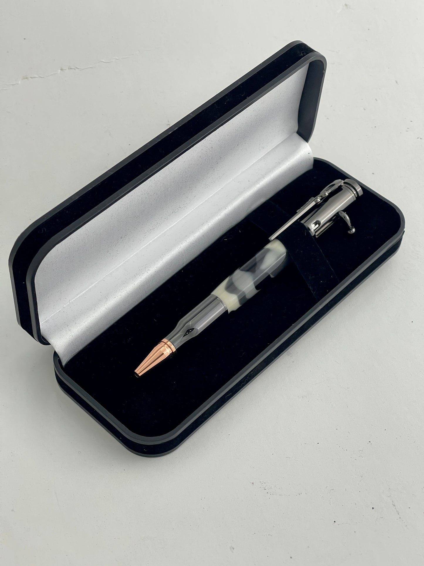 Bolt Action Pen with Urban Camo (Grey) Acrylic